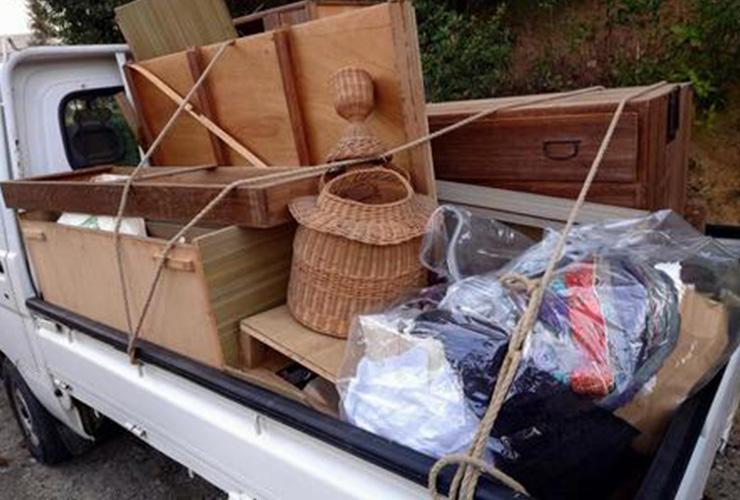 処理センターまで自分で運ぶ