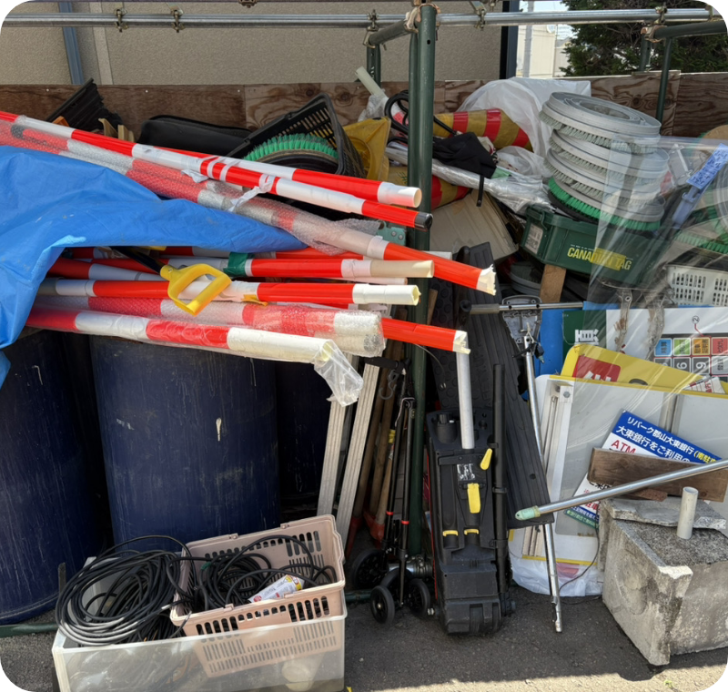 大量・処分困難な不用品もお任せください