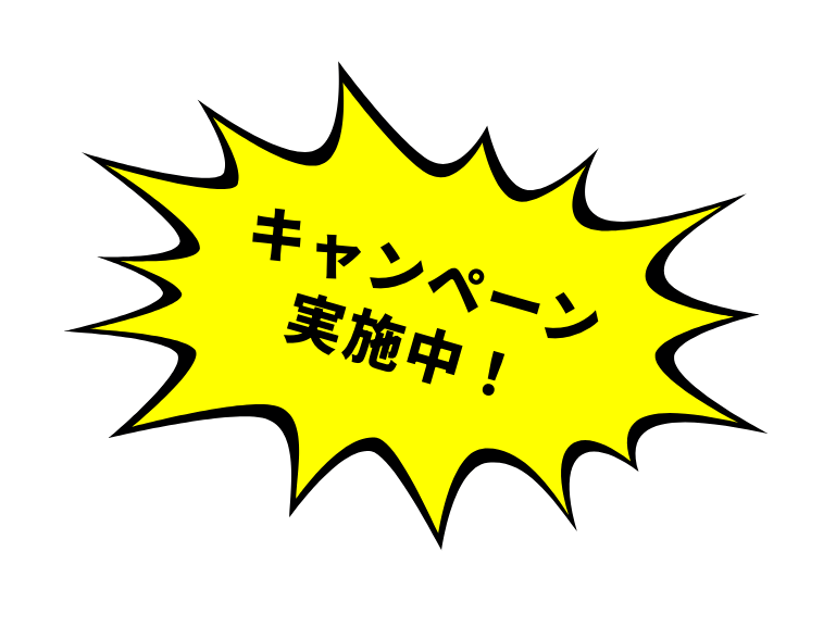 キャンペーン実施中