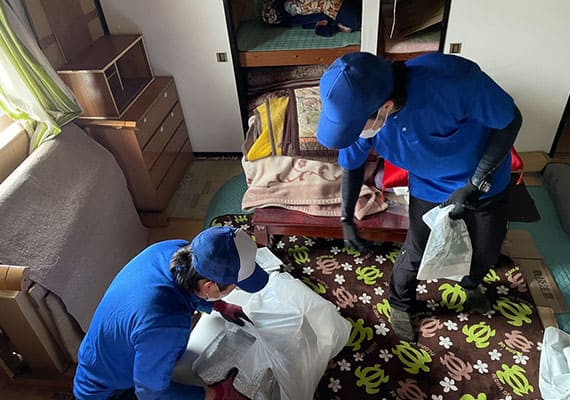 仕分け・分別・家具解体