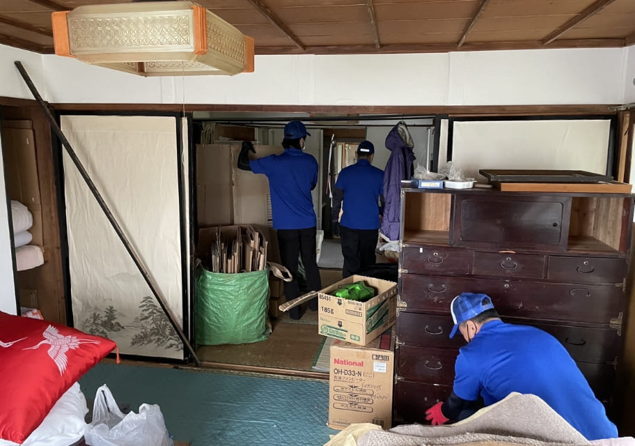 少量から大量の不用品を柔軟に対応